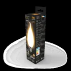 Лампа светодиодная LED 5Вт E14 220В 2700К свеча на ветру | 104201105 | Gauss