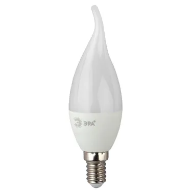 Лампа светодиодная LED BXS-5W-827-E14 ЭРА (диод, свеча на ветру, 5Вт, тепл, E14) | Б0027967 | ЭРА