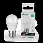 Лампа светодиодная LED Elementary Шар 12W 920lm E27 4100K | 53222 | Gauss