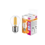 Лампа светодиодная филаментная LED STAR Classic P 6W, прозрачная колба, Е27 LEDSCLP75 6W/840 230V FIL E2710X1RU | 4058075218239 | Osram