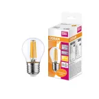 Лампа светодиодная филаментная LED STAR Classic P 5W, прозрачная колба, Е27 LSCLP60 CL 5W/827 230V FILE2710X1RU | 4058075212510 | Osram