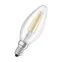 Лампа светодиодная филаментная LED STAR Classic B 4W, прозрачная колба, Е14 LEDSCLB40 4W/827 230V FIL E14 FS1 | 4058075068353 | Osram