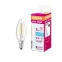 Лампа светодиодная филаментная LED STAR Classic B 5W, прозрачная колба, Е14 LEDSCLB50 5W/840 230V FIL E1410X1RU | 4058075116702 | Osram