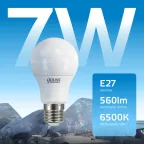 Лампа светодиодная LED Elementary A60 7W E27 560lm 6500K | 23237A | Gauss