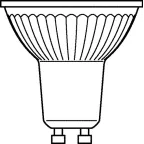 Лампа светодиодная PARATHOM PAR16 50 non-dim 120° 4, 3W/827 GU10 | 4052899958111 | Osram