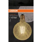Лампа светодиодная LED, филаментная, золотистая, Vintage 1906 LED CL PINECONE FIL GOLD 40 non-dim 4, 5W/825 E27 | 4058075092037 | Osram