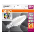 Лампа светодиодная LED STAR+ CL B CRI90GL FR 40 non-dim 5W/927 E14 | 4058075813717 | Osram