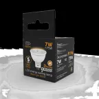 Лампа светодиодная LED 7Вт GU5.3 220В 2700К MR16 | 101505107 | Gauss