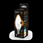 Лампа светодиодная LED 7Вт E14 220В 2700К свеча, диммируемая | 103101107-S | Gauss