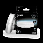 Лампа светодиодная LED 6Вт GX53 220В 4100К | 108008206 | Gauss