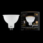 Лампа светодиодная LED 7Вт GU5.3 220В 2700К MR16 | 101505107 | Gauss