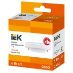 Лампа светодиодная LED 6Вт GX53 220В 3000К T75 таблетка | LLE-T80-6-230-30-GX53 | IEK