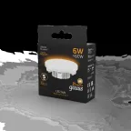 Лампа светодиодная LED 6Вт GX53 220В 2700К | 108008106 | Gauss