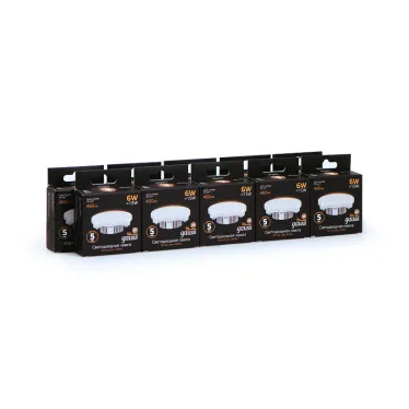 Лампа светодиодная LED 6Вт GX53 220В 2700К | 108008106 | Gauss