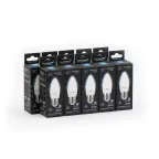 Лампа светодиодная LED 6,5Вт E27 220В 4100К свеча | 103102207 | Gauss