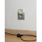BRITE Розетка с заземлением с защитными шторками и крышкой 16А IP44 РСбш10-3-44-БрА алюминий
