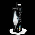 Лампа светодиодная LED 6,5Вт E14 220В 4100К свеча на ветру | 104101207 | Gauss