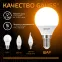 Лампа светодиодная LED 6,5Вт E14 220В 2700К шар | 105101107 | Gauss