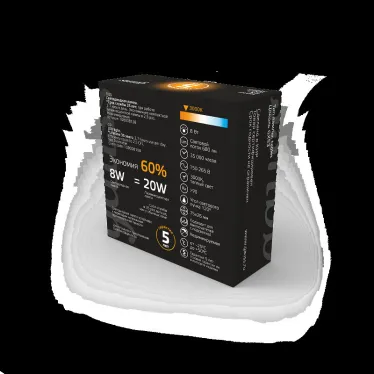 Лампа светодиодная LED 8Вт GX53 220В 2700К | 108008108 | Gauss