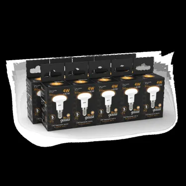 Лампа светодиодная LED 4Вт E14 220В 2700К Reflector R39 | 106001104 | Gauss