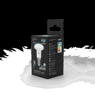 Лампа светодиодная LED 4Вт E14 220В 4100К Reflector R39 | 106001204 | Gauss