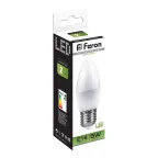 Лампа светодиодная LB-72 (5W) 230V E27 4000K свеча | 25765 | FERON