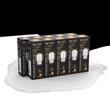 Лампа светодиодная LED 3Вт G4 12В 2700К | 207707103 | Gauss