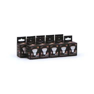 Лампа светодиодная LED 7Вт GU10 220В 2700К MR16 | 101506107 | Gauss