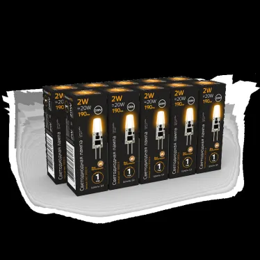 Лампа светодиодная LED 2Вт G4 AC220-240В 2700К | 107707102 | Gauss