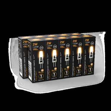Лампа светодиодная LED 2Вт G4 12В 2700К | 207707102 | Gauss