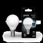 Лампа светодиодная LED 9.5Вт E14 220В 4100К Globe | 105101210 | Gauss