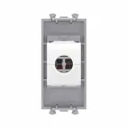 Avanti Компьютерная розетка RJ-45 без шторки модульная кат.6 Закаленная сталь 1 модуль