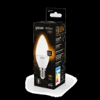 Лампа светодиодная LED 9.5Вт E14 220В 3000К Candle (свеча) | 103101110 | Gauss
