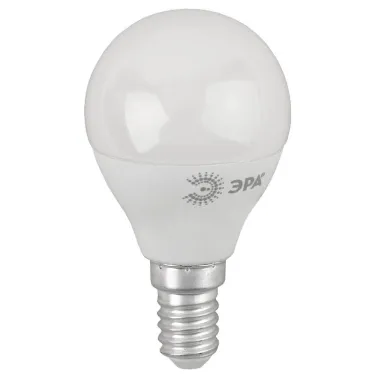 Лампа cветодиодная ECO LED P45-8W-840-E14 (диод, шар, 8Вт, нейтр, E14) (10/100/4000) | Б0030023 | ЭРА