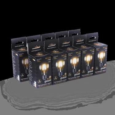 Лампа светодиодная LED 8Вт E27 220В 2700К A60 | 102802108 | Gauss