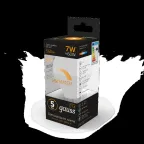 Лампа светодиодная LED 7Вт E14 220В 3000К шар, диммируемая | 105101107-D | Gauss
