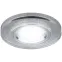 Светильник декор стекло круглое MR16,12V/220V, 50W, хром/серебряный блеск DK7 CH/SHSL