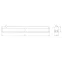 Светильник светодиодный линейный LLED-02-08W-4000-MS-W с датчиком движения (25/875)