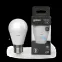 Лампа светодиодная LED 7Вт E27 220В 4100К шар, диммируемая | 105102207-D | Gauss