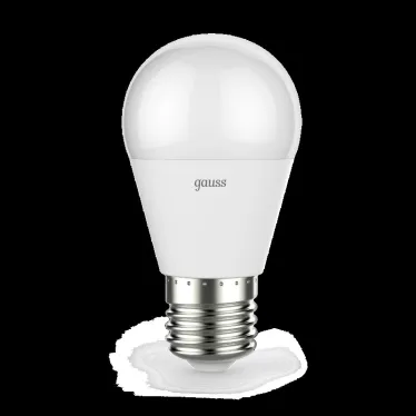 Лампа светодиодная LED 7Вт E27 220В 4100К шар, диммируемая | 105102207-D | Gauss