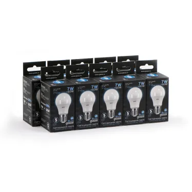 Лампа светодиодная LED 7Вт E27 220В 4100К A60 | 102502207 | Gauss