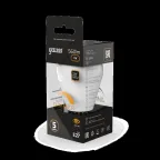 Лампа светодиодная LED 7Вт E27 220В 3000К шар, диммируемая | 105102107-D | Gauss