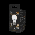 Лампа светодиодная LED 7Вт E27 220В 2700К A60 | 102502107 | Gauss