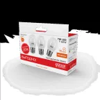 Лампа светодиодная LED 7Вт E27 220В 2700К Elementary шар (3 лампы в упаковке) | 53217T | Gauss