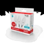 Лампа светодиодная LED 7Вт E14 220В 4100К Elementary свеча (3 лампы в упаковке) | 33127T | Gauss