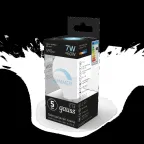 Лампа светодиодная LED 7Вт E14 220В 4100К шар, диммируемая | 105101207-D | Gauss