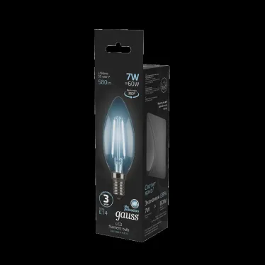 Лампа светодиодная LED 7Вт E14 220В 4100К свеча | 103801207 | Gauss