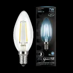 Лампа светодиодная LED 7Вт E14 220В 4100К свеча | 103801207 | Gauss