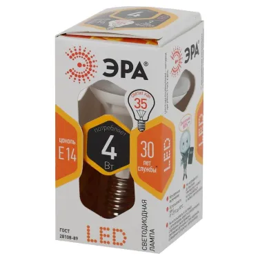 Лампа светодиодная СТАНДАРТ LED R39-4W-827-E14 (диод, рефлектор, 4Вт, тепл, E14) | Б0047930 | ЭРА