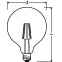 Лампа светодиодная LED, золотистая Vintage 1906 LED dim CL GLOBE125 FIL GOLD 55 dim 7, 5W/825 E27 | 4058075808997 | Osram